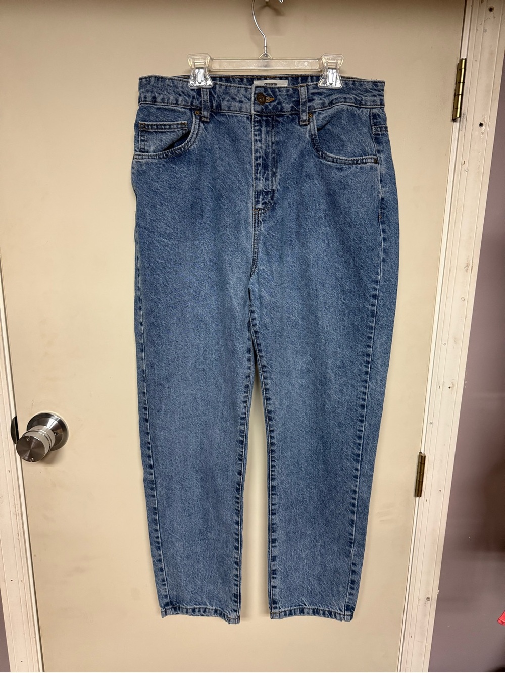 Cotton:On High Rise Mom Jean - Medium Blue